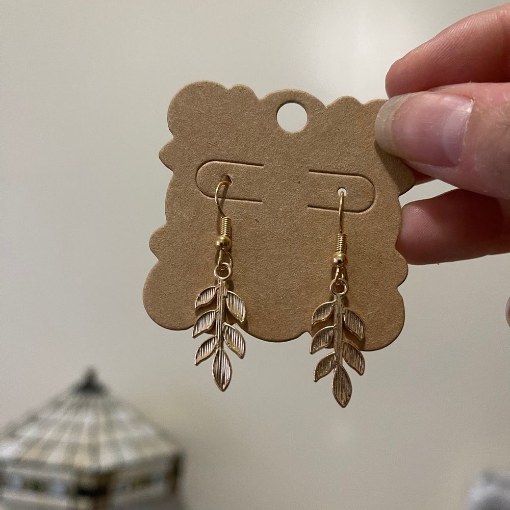 Delicate Leaf Earrings
